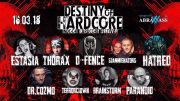 Tickets für Destiny of Hardcore | Night of the masks am 16.03.2018 - Karten kaufen